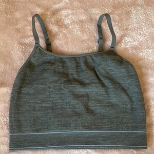 Aerie Gray Ribbed Bralette